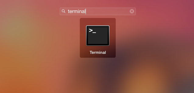 Terminal Mac OS